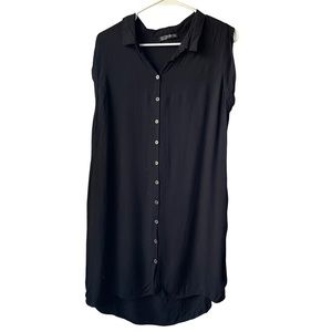 Muscle button up dress